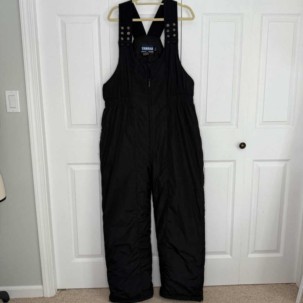 Yamaha Women's Black‎ snowmobile bibs Vintage XL